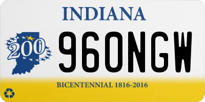 IN license plate 960NGW