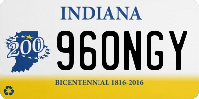 IN license plate 960NGY
