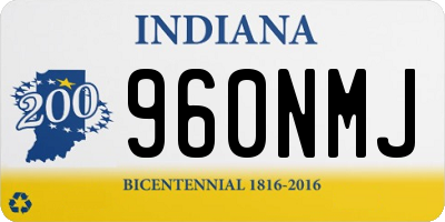 IN license plate 960NMJ