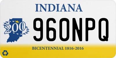 IN license plate 960NPQ