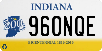 IN license plate 960NQE
