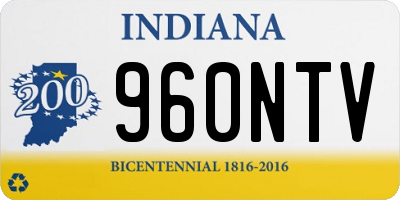IN license plate 960NTV