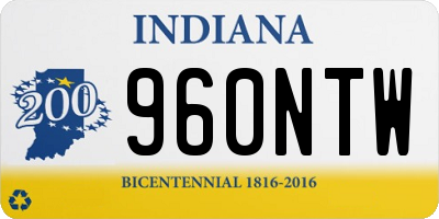 IN license plate 960NTW