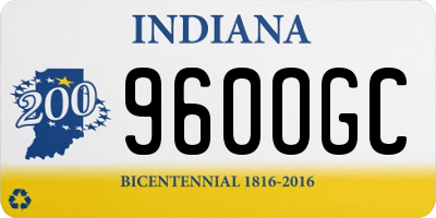 IN license plate 960OGC