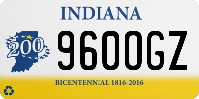 IN license plate 960OGZ