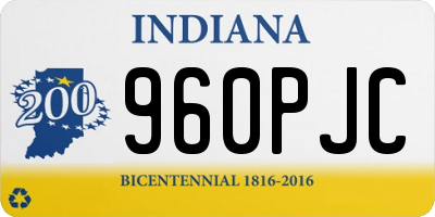 IN license plate 960PJC