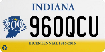 IN license plate 960QCU