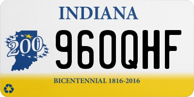 IN license plate 960QHF