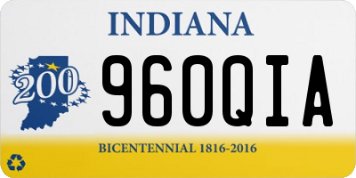 IN license plate 960QIA