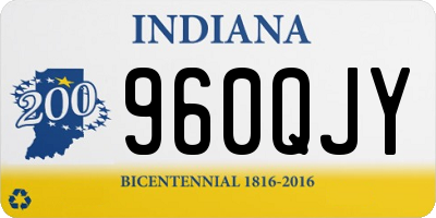 IN license plate 960QJY