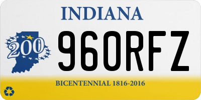 IN license plate 960RFZ