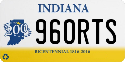IN license plate 960RTS