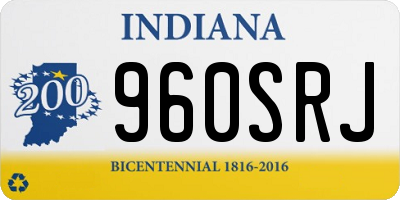 IN license plate 960SRJ