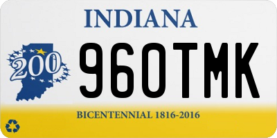 IN license plate 960TMK