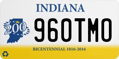 IN license plate 960TMO