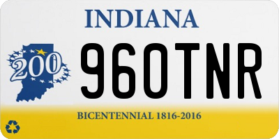 IN license plate 960TNR