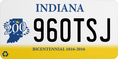 IN license plate 960TSJ