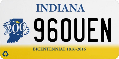 IN license plate 960UEN