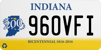 IN license plate 960VFI