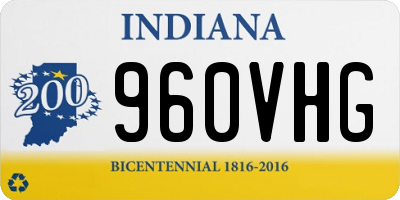 IN license plate 960VHG