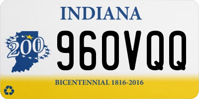 IN license plate 960VQQ