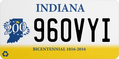 IN license plate 960VYI