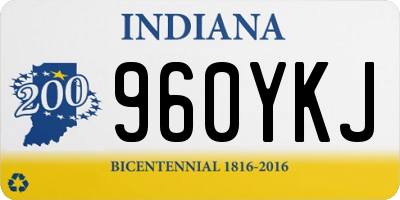 IN license plate 960YKJ