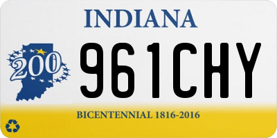 IN license plate 961CHY