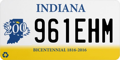 IN license plate 961EHM