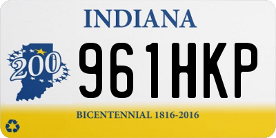 IN license plate 961HKP