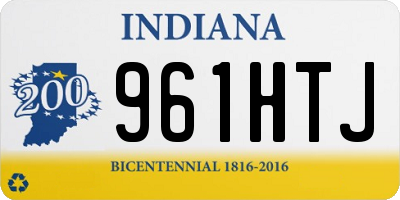 IN license plate 961HTJ