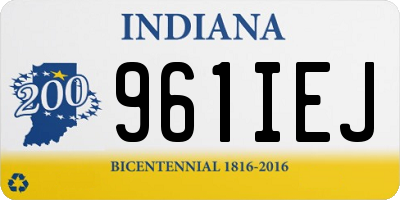 IN license plate 961IEJ