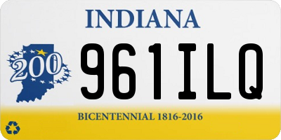 IN license plate 961ILQ