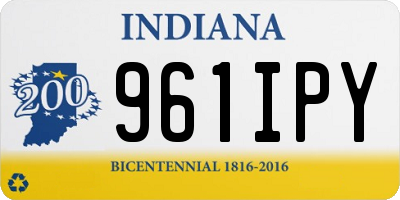 IN license plate 961IPY