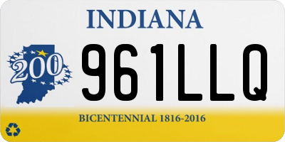 IN license plate 961LLQ