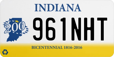 IN license plate 961NHT
