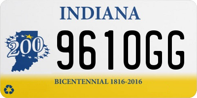 IN license plate 961OGG