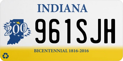 IN license plate 961SJH