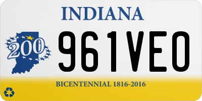 IN license plate 961VEO