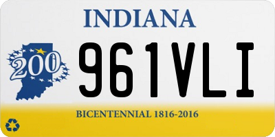 IN license plate 961VLI