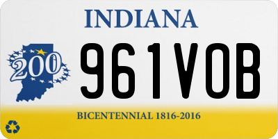 IN license plate 961VOB