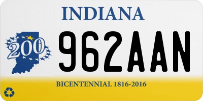 IN license plate 962AAN