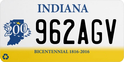 IN license plate 962AGV