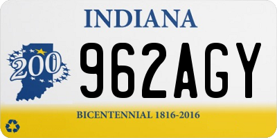IN license plate 962AGY