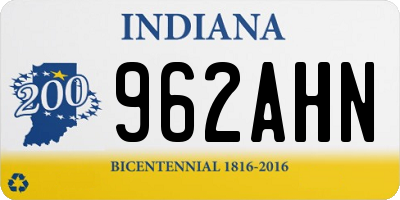 IN license plate 962AHN