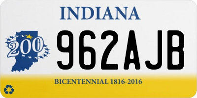 IN license plate 962AJB