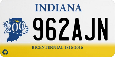 IN license plate 962AJN