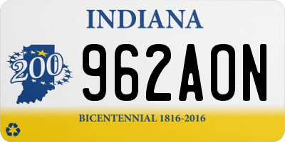 IN license plate 962AON