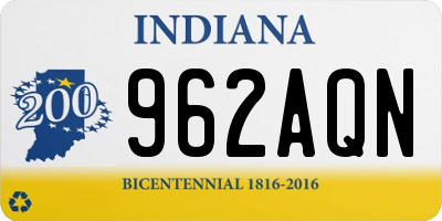 IN license plate 962AQN