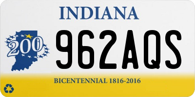 IN license plate 962AQS